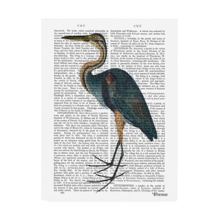 Fab Funky 'Blue Heron 3' Canvas Art,14x19